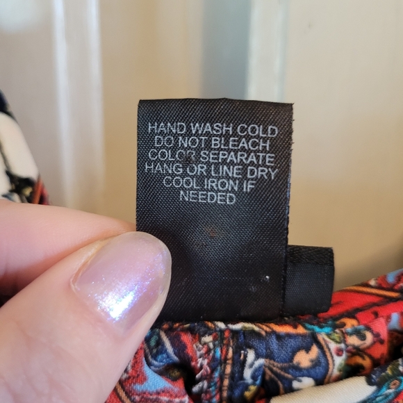 Rue 21 Bohemian Multicolor Elephant Print Off-Shoulder Dress - Picture 5 of 5